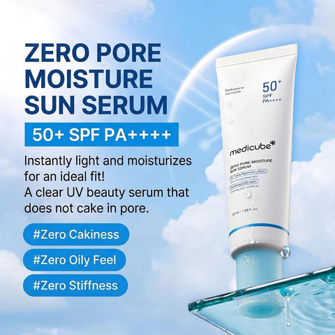Medicube Zero Pore Moisture Sun Serum SPF50+ PA++++ 50ml