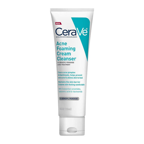 CeraVe Acne Foaming Cream Cleanser 150ml | FLY Beauty Co.