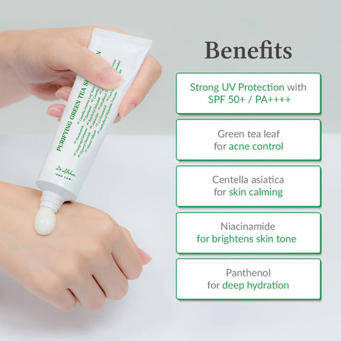 Dr. Althea Purifying Green Tea Sunscreen SPF50+ PA++++ 50ml