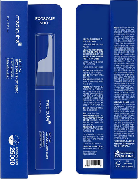 Medicube One Day Exosome Shot Pore Ampoule 25000 13ml