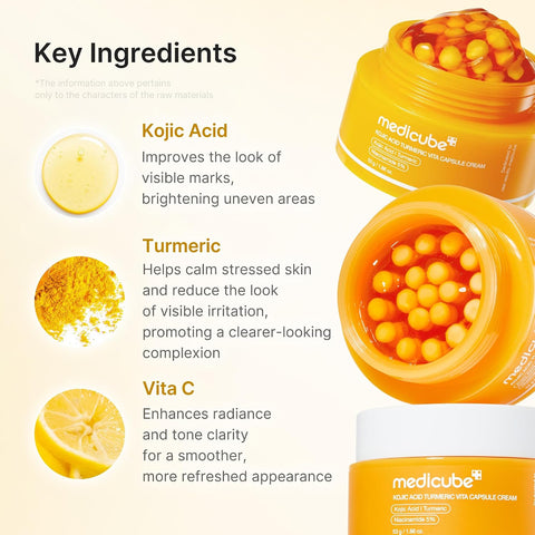 Medicube Kojic Acid Turmeric Vita Capsule Cream 53g