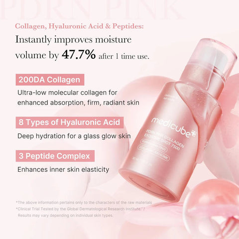 Medicube PDRN Pink Collagen Exosome Shot 2000 Serum 30ml