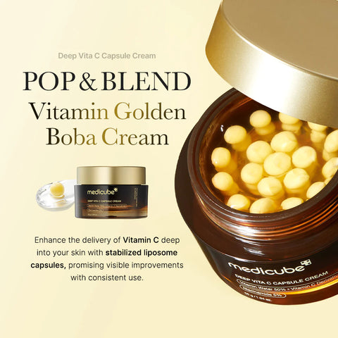 Medicube Deep Vita C Capsule Cream 55g | Vitamin C & Niacinamide