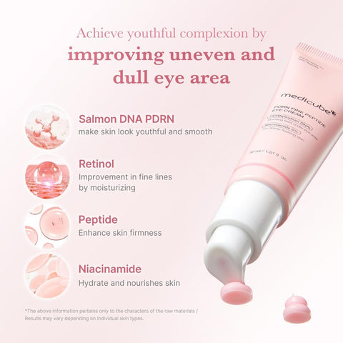 Medicube PDRN Pink Peptide Eye Cream 30ml | PDRN & Peptides