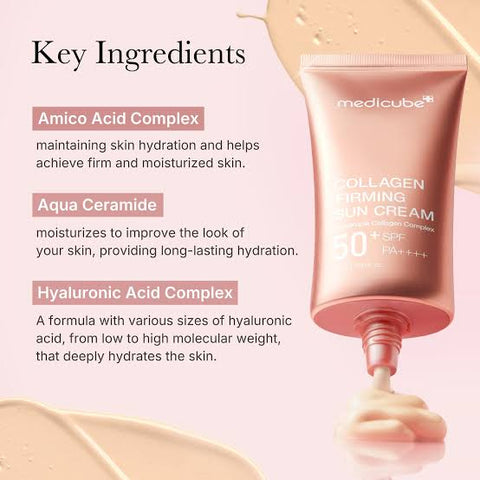 Medicube Collagen Firming Sun Cream SPF50+ PA++++ 50ml